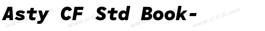 Asty CF Std Book字体转换 Asty CF Std Book字体转换